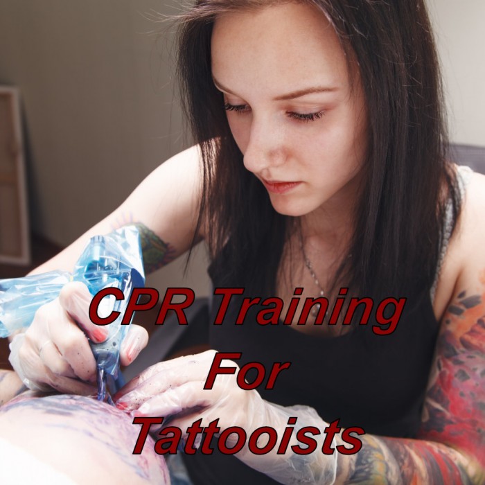 CPR training course online suitable for Tattooist's & body piercing