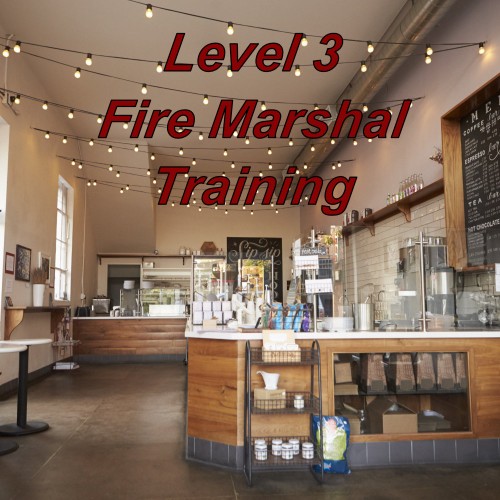 Fire marshal training online, suitable for the coffee shop & tea room, level 3 approved certification, cpd certified, download and print certificate on completion.