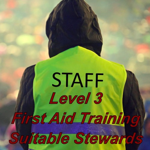 Level 3 first aid training suitable for stewards