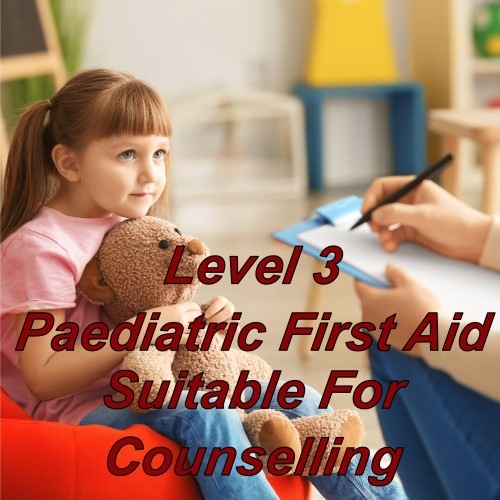 Level 3 paediatric first aid training, suitable for counsellors & therapists, cpd certified course.